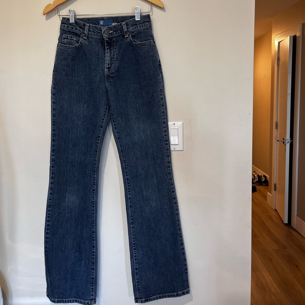 Straight Leg Mid-Rise Jeans